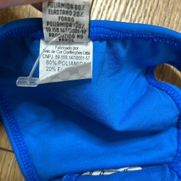 NWT Rosa Chá Blue Bikini Bottoms Size P/S - Picture 5 of 5